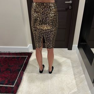 Michael Kors Leopard Skirt